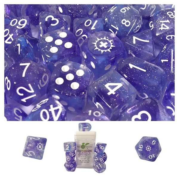 Role 4 Initiative Diffusion Clerics Divinity Dice - Set of 7 R4I50523-7C-S - main
